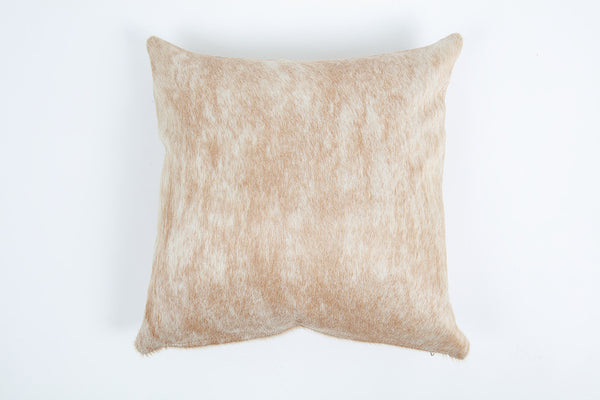 Beige fur online pillow