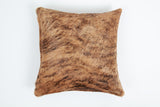 Brown Brindle Pillow Cover