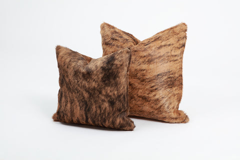 Brown Brindle Pillow Cover