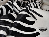 Exotic Zebra Cowhide