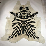 ANNUAL SALE  - Zebra Printed Cowhide (Cod 1008)