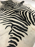 ANNUAL SALE  - Zebra Printed Cowhide (Cod 1009)